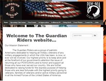 Tablet Screenshot of guardianridersin.org